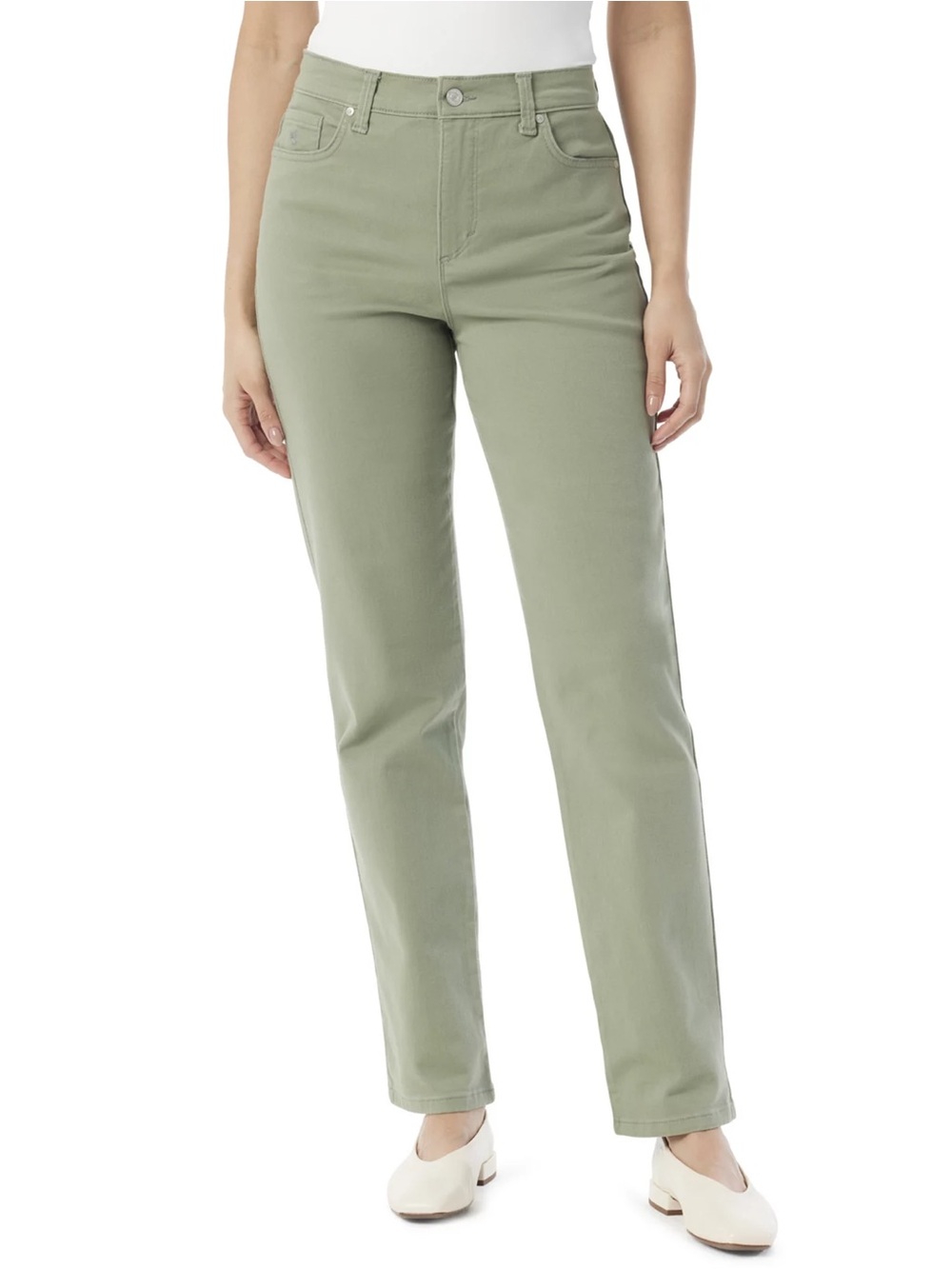 Plus Size Gloria Vanderbilt Amanda Classic Jeans Sage Green 18W Casual